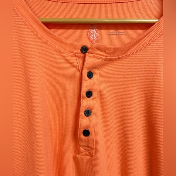 Free People Movement Orange Flow State Layer Top Size M - Picture 3 of 6